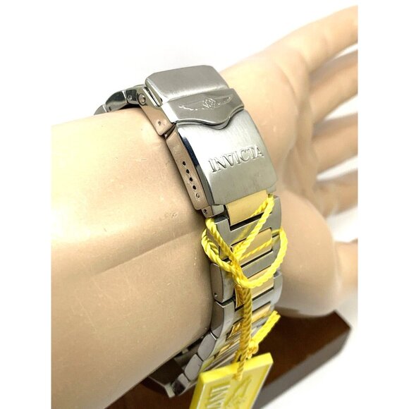 Invicta Men's Watch 28120 Aviator Chronograph Quartz Two Tone Stainless Steel - Picture 11 of 15